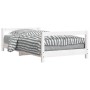 Estructura de cama para niños madera de pino blanco 80x160 cm de vidaXL, Cunas y camas para niños - Ref: Foro24-834400, Preci...