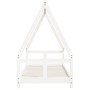Estructura de cama para niños madera de pino blanco 80x200 cm de vidaXL, Cunas y camas para niños - Ref: Foro24-834451, Preci...