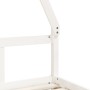 Estructura de cama para niños madera de pino blanco 80x200 cm de vidaXL, Cunas y camas para niños - Ref: Foro24-834451, Preci...