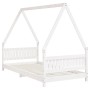 Estructura de cama para niños madera de pino blanco 90x190 cm de vidaXL, Cunas y camas para niños - Ref: Foro24-834508, Preci...