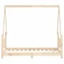Estructura de cama para niños madera maciza de pino 80x160 cm de vidaXL, Cunas y camas para niños - Ref: Foro24-834504, Preci...