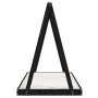 Estructura de cama para niños madera de pino negro 90x200 cm de vidaXL, Cunas y camas para niños - Ref: Foro24-834539, Precio...