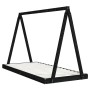 Estructura de cama para niños madera de pino negro 90x200 cm de vidaXL, Cunas y camas para niños - Ref: Foro24-834539, Precio...
