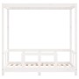 Estructura de cama para niños madera de pino blanco 70x140 cm de vidaXL, Cunas y camas para niños - Ref: Foro24-834511, Preci...