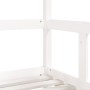 Estructura de cama para niños madera de pino blanco 70x140 cm de vidaXL, Cunas y camas para niños - Ref: Foro24-834511, Preci...