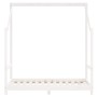 Estructura de cama para niños madera de pino blanco 70x140 cm de vidaXL, Cunas y camas para niños - Ref: Foro24-835707, Preci...