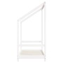 Estructura de cama para niños madera de pino blanco 70x140 cm de vidaXL, Cunas y camas para niños - Ref: Foro24-835707, Preci...