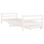 Estructura cama infantil y cajones madera pino blanco 90x190 cm de vidaXL, Cunas y camas para niños - Ref: Foro24-834448, Pre...