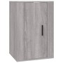 Set de muebles para TV 4 pzas madera contrachapada gris Sonoma en Muebles TV | Comprar online en Foru.es