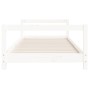 Estructura de cama para niños madera de pino blanco 80x200 cm de vidaXL, Cunas y camas para niños - Ref: Foro24-834391, Preci...