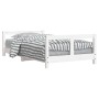 Estructura de cama para niños madera de pino blanco 80x160 cm de vidaXL, Cunas y camas para niños - Ref: Foro24-834430, Preci...
