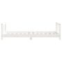 Estructura de cama para niños madera de pino blanco 80x160 cm de vidaXL, Cunas y camas para niños - Ref: Foro24-834430, Preci...