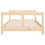 Estructura de cama para niños madera maciza de pino 80x160 cm de vidaXL, Cunas y camas para niños - Ref: Foro24-834429, Preci...