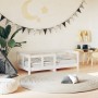Estructura de cama para niños madera de pino blanco 70x140 cm de vidaXL, Cunas y camas para niños - Ref: Foro24-834427, Preci...