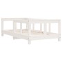 Estructura de cama para niños madera de pino blanco 70x140 cm de vidaXL, Cunas y camas para niños - Ref: Foro24-834427, Preci...