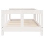 Estructura de cama para niños madera de pino blanco 70x140 cm de vidaXL, Cunas y camas para niños - Ref: Foro24-834427, Preci...