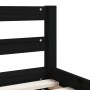Estructura cama infantil y cajones madera pino negro 80x160 cm de vidaXL, Cunas y camas para niños - Ref: Foro24-834446, Prec...