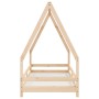 Estructura de cama para niños madera maciza de pino 80x200 cm de vidaXL, Cunas y camas para niños - Ref: Foro24-834480, Preci...