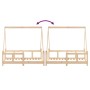 Estructura de cama para niños madera maciza de pino 70x140 cm de vidaXL, Cunas y camas para niños - Ref: Foro24-834456, Preci...