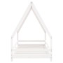 Estructura de cama para niños madera de pino blanco 90x190 cm de vidaXL, Cunas y camas para niños - Ref: Foro24-834493, Preci...
