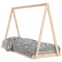 Estructura de cama para niños madera maciza de pino 80x200 cm de vidaXL, Cunas y camas para niños - Ref: Foro24-834534, Preci...