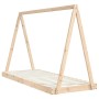 Estructura de cama para niños madera maciza de pino 80x200 cm de vidaXL, Cunas y camas para niños - Ref: Foro24-834534, Preci...