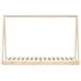 Estructura de cama para niños madera maciza de pino 80x200 cm de vidaXL, Cunas y camas para niños - Ref: Foro24-834534, Preci...