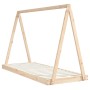Estructura de cama para niños madera maciza de pino 80x200 cm de vidaXL, Cunas y camas para niños - Ref: Foro24-834534, Preci...