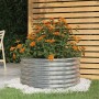 Jardinera de acero galvanizado 80x80x36 cm plateado en Macetas y jardineras | Comprar online en Foru.es