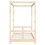 Estructura de cama para niños madera maciza de pino 80x160 cm de vidaXL, Cunas y camas para niños - Ref: Foro24-834513, Preci...