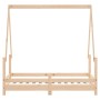 Estructura de cama para niños madera maciza de pino 70x140 cm de vidaXL, Cunas y camas para niños - Ref: Foro24-834486, Preci...