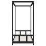 Estructura de cama para niños madera de pino negro 90x200 cm de vidaXL, Cunas y camas para niños - Ref: Foro24-834524, Precio...