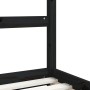 Estructura de cama para niños madera de pino negro 90x200 cm de vidaXL, Cunas y camas para niños - Ref: Foro24-834524, Precio...