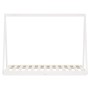 Estructura de cama para niños madera de pino blanco 80x160 cm de vidaXL, Cunas y camas para niños - Ref: Foro24-834529, Preci...