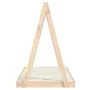 Estructura de cama para niños madera maciza de pino 80x160 cm de vidaXL, Cunas y camas para niños - Ref: Foro24-834528, Preci...