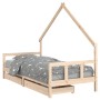 Estructura de cama infantil con cajones madera pino 90x190 cm de vidaXL, Cunas y camas para niños - Ref: Foro24-834546, Preci...