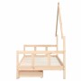 Estructura de cama infantil con cajones madera pino 90x190 cm de vidaXL, Cunas y camas para niños - Ref: Foro24-834546, Preci...