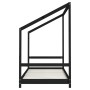 Estructura de cama para niños madera de pino negro 90x190 cm de vidaXL, Cunas y camas para niños - Ref: Foro24-835714, Precio...