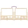 Estructura de cama para niños madera maciza de pino 70x140 cm de vidaXL, Cunas y camas para niños - Ref: Foro24-835721, Preci...