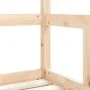 Estructura de cama para niños madera maciza de pino 70x140 cm de vidaXL, Cunas y camas para niños - Ref: Foro24-835721, Preci...