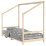 Estructura de cama infantil madera maciza de pino 90x190 cm de vidaXL, Cunas y camas para niños - Ref: Foro24-835712, Precio:...