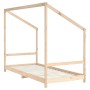 Estructura de cama infantil madera maciza de pino 90x190 cm de vidaXL, Cunas y camas para niños - Ref: Foro24-835712, Precio:...