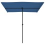Sombrilla de jardín con palo de aluminio azul celeste 2x1,5 m de vidaXL, Sombrillas - Ref: Foro24-47343, Precio: 49,99 €, Des...