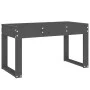 Banco de jardín madera maciza de pino gris 80x38x45 cm de vidaXL, Bancos de jardín - Ref: Foro24-825088, Precio: 65,40 €, Des...
