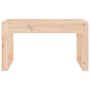 Banco de jardín madera maciza de pino 80x38x45 cm de vidaXL, Bancos de jardín - Ref: Foro24-825086, Precio: 71,44 €, Descuent...