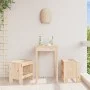 Taburetes de jardín 2 uds madera maciza de pino 40x36x45 cm de vidaXL, Sillas de jardín - Ref: Foro24-825338, Precio: 76,65 €...