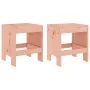 Taburetes de jardín 2 uds madera de abeto Douglas 40x36x45 cm de vidaXL, Sillas de jardín - Ref: Foro24-825343, Precio: 66,33...