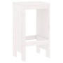 Taburetes de cocina 2 uds madera maciza pino blanco 40x36x75 cm de vidaXL, Sillas de jardín - Ref: Foro24-825346, Precio: 112...