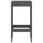 Taburetes de cocina 2 uds madera maciza pino gris 40x36x75 cm de vidaXL, Sillas de jardín - Ref: Foro24-825347, Precio: 96,01...