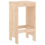 Taburetes altos de cocina 2 uds madera maciza pino 40x36x75 cm de vidaXL, Sillas de jardín - Ref: Foro24-825345, Precio: 95,0...
